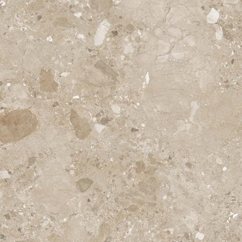 Amaya Terrazzo Beige Matt Porcelain Wall & Floor Tiles - 900mm x 900mm