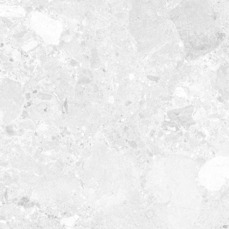 Amaya Terrazzo White Matt Porcelain Wall & Floor Tiles - 900mm x 900mm