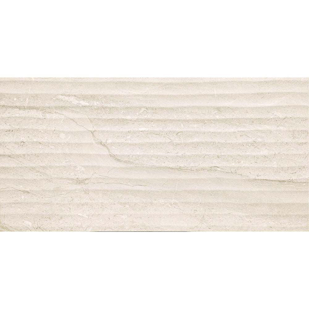 Laurent Beige Decor Matt Ceramic Wall Tiles - 300mm x 600mm
