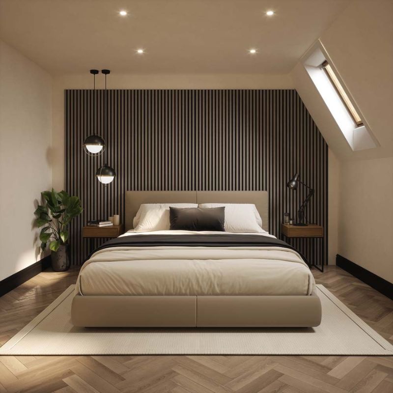 Misty Grey Acoustic Wall Panel - 608mm x 2400mm