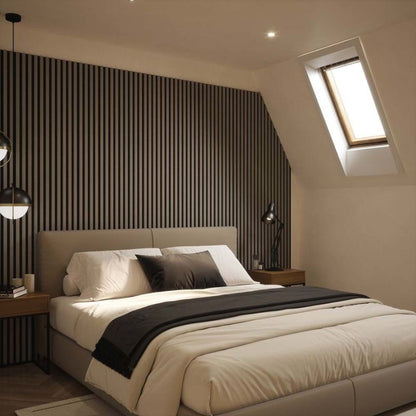 Misty Grey Acoustic Wall Panel - 608mm x 2400mm