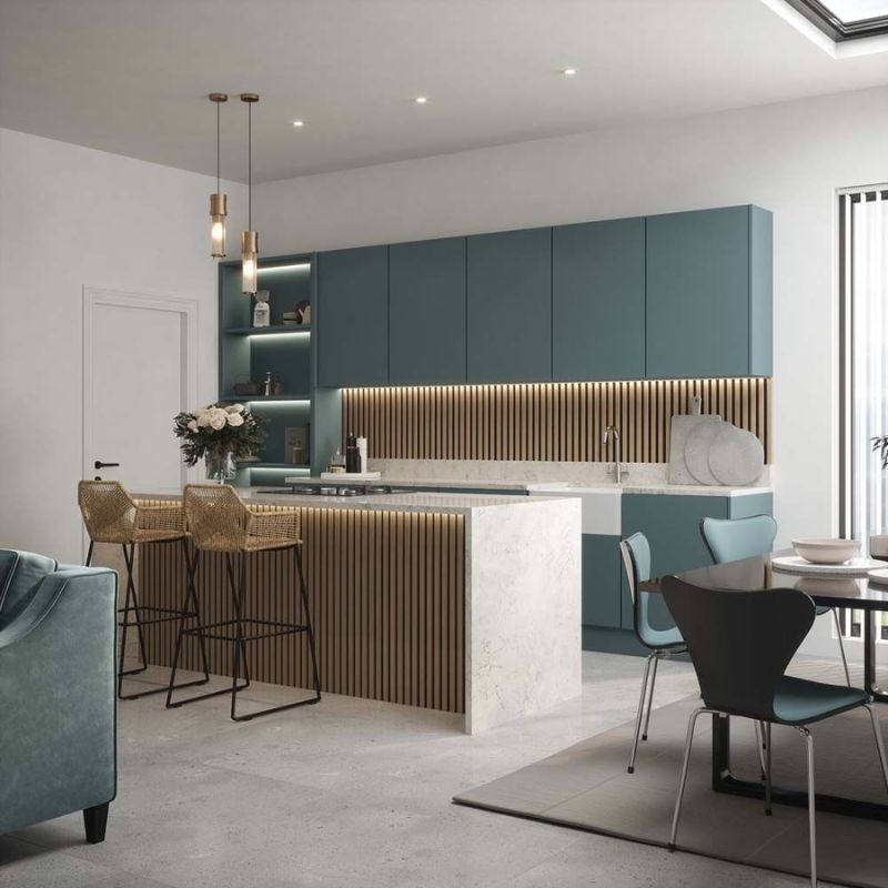 Natural Oak Acoustic Wall Panel - 608mm x 2400mm