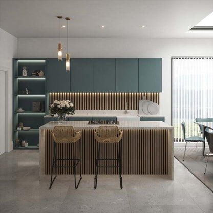 Natural Oak Acoustic Wall Panel - 608mm x 2400mm