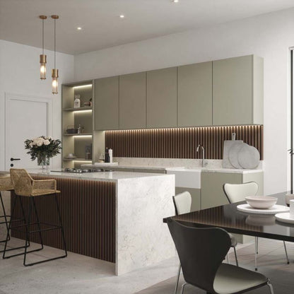 Walnut Acoustic Wall Panel - 608mm x 2400mm