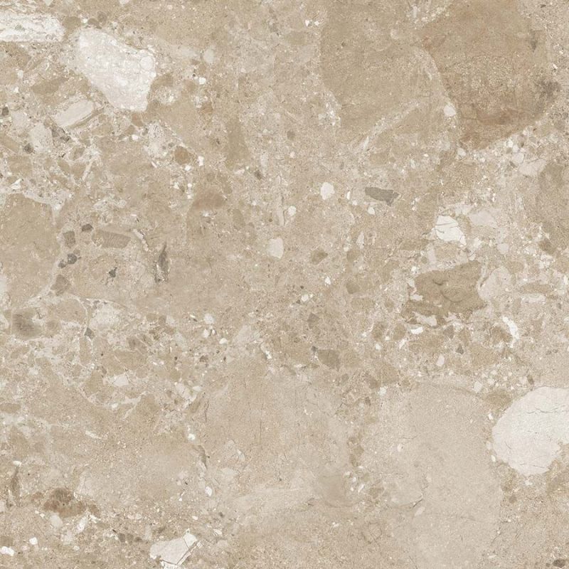 Amaya Terrazzo Beige Matt Porcelain Wall & Floor Tiles - 900mm x 900mm