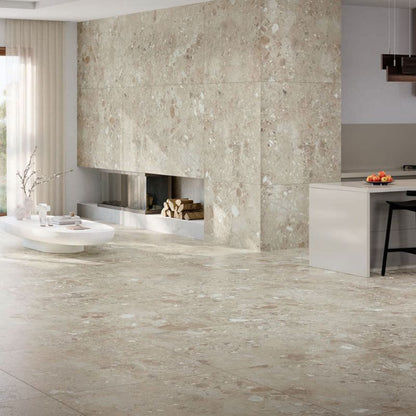 Amaya Terrazzo Natural Matt Porcelain Wall & Floor Tiles - 900mm x 900mm