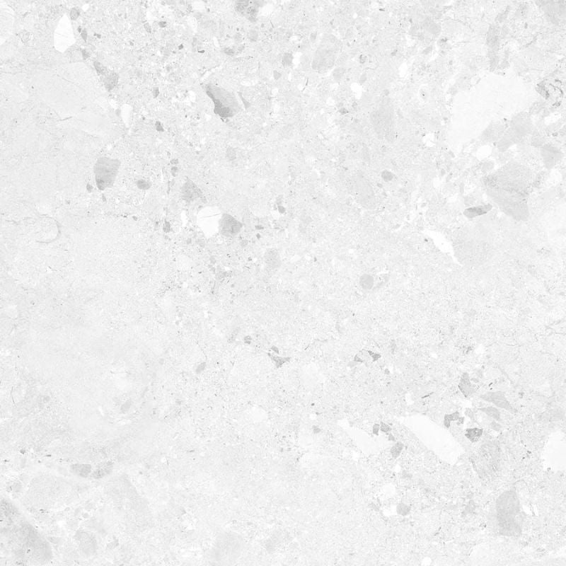 Amaya Terrazzo White Matt Porcelain Wall & Floor Tiles - 900mm x 900mm