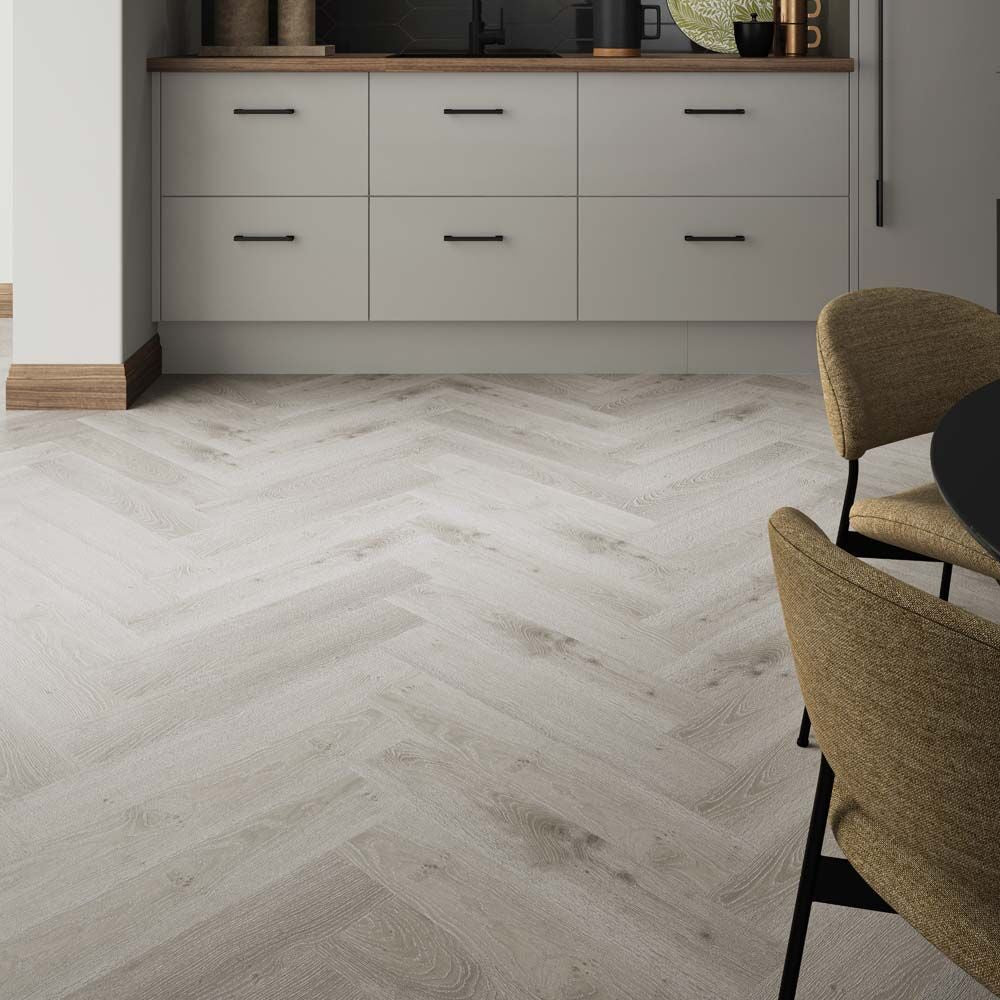 ClickLux Rigid SPC Flooring 630mm x 126mm - Ashdown Limed Oak