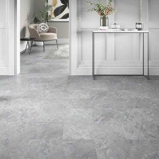 ClickLux Rigid SPC Flooring 305mm x 610mm - Bowfell Stone Grey