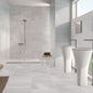 Derwent White Matt Glazed Porcelain Wall & Floor Tiles - 300mm x 600mm
