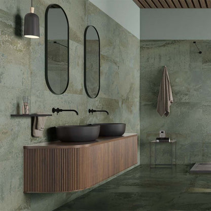 Iron Green Lappato Glazed Porcelain Wall & Floor Tiles - 600mm x 1200mm