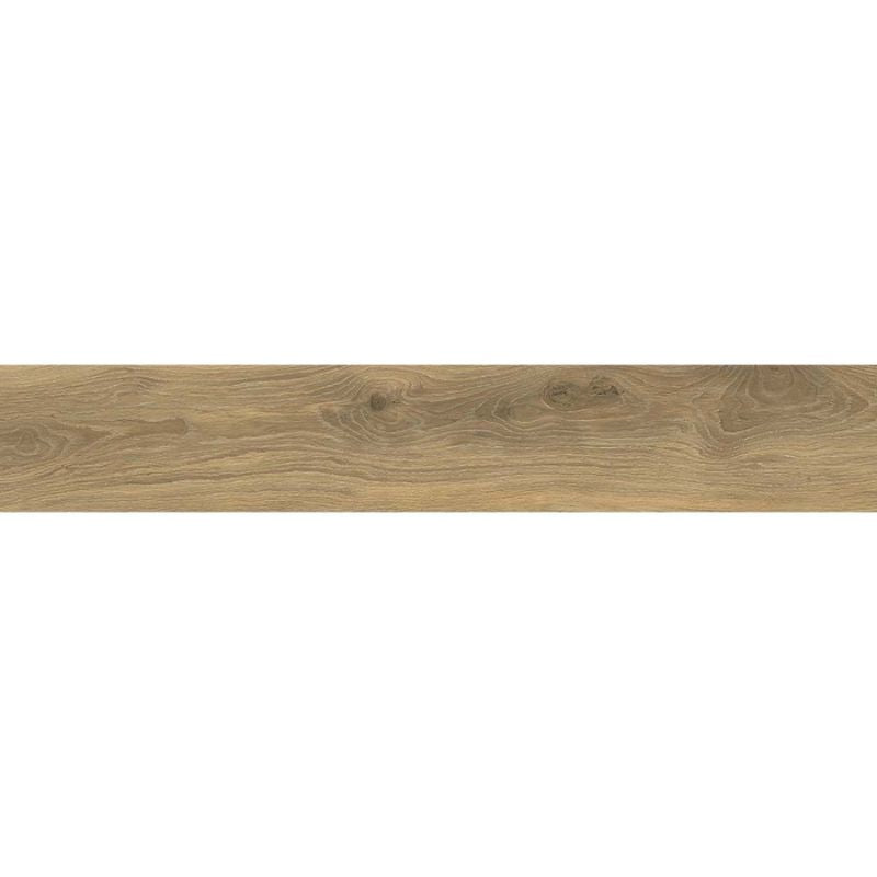 Kinabalu Dark Oak Matt Glazed Porcelain Wall & Floor Tiles -  1200mm x 200mm