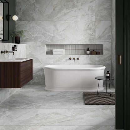 Leyenda Light Lappato Glazed Porcelain Wall & Floor Tiles - 600mm x 1200mm