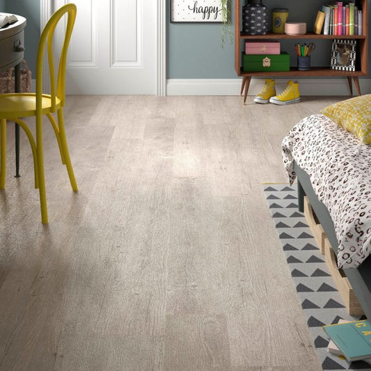 ClickLux Rigid SPC Flooring 177.8mm x 1219.2mm - Silver Birch