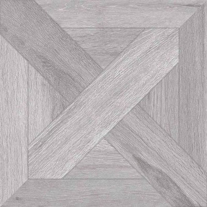 Argyll Parquet Grey Matt Porcelain Wall & Floor Tiles - 600mm x 600mm