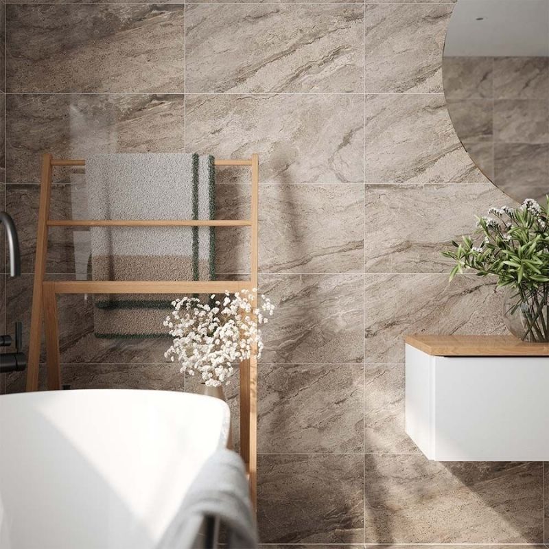 Artemis Stone Polished Porcelain Wall & Floor Tiles - 300mm x 600mm