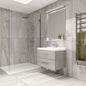 Burlington Grey Matt Porcelain Wall & Floor Tiles - 600mm x 1200mm