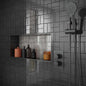 Clay Smoke Gloss Ceramic Wall Tiles - 64mm x 130mm