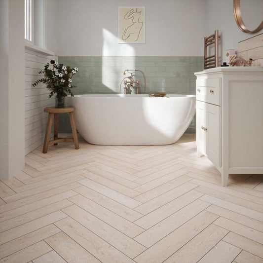 Daintree Birch Matt Porcelain Wall & Floor Tiles - 98mm x 593mm