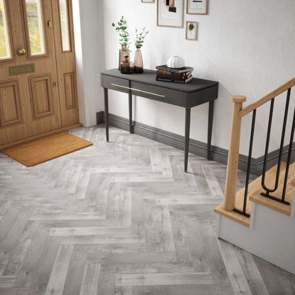 Daintree Grey Matt Porcelain Wall & Floor Tiles - 98mm x 593mm