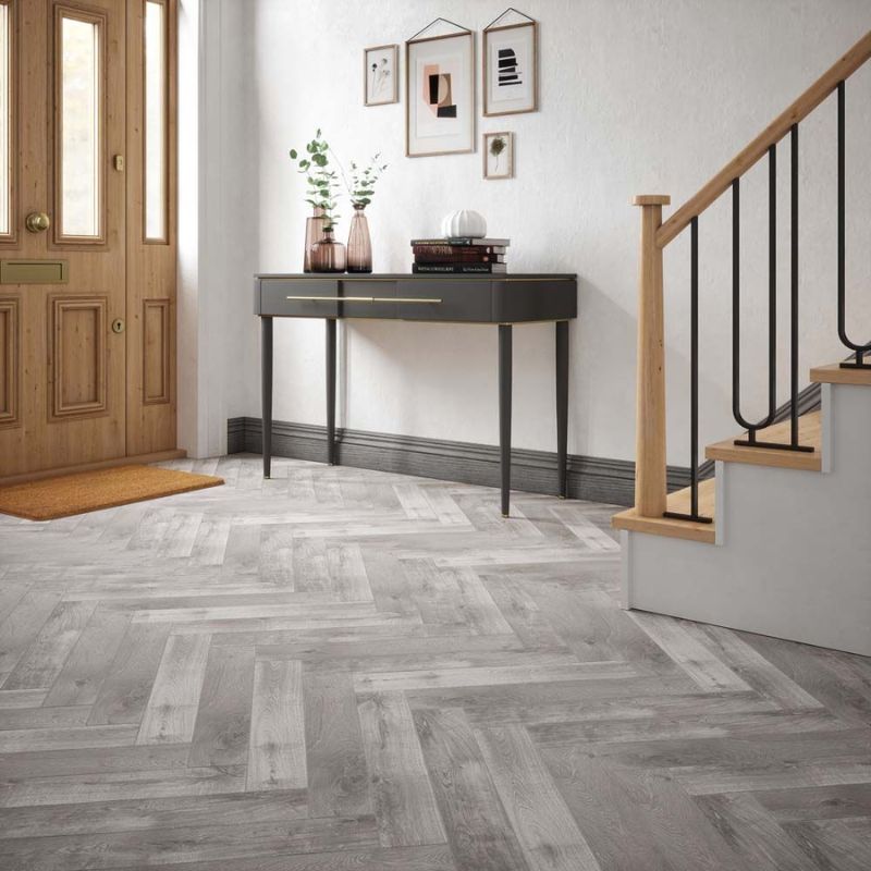 Daintree Grey Matt Porcelain Wall & Floor Tiles - 98mm x 593mm