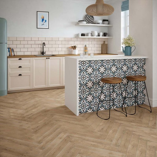 Daintree Oak Matt Porcelain Wall & Floor Tiles - 98mm x 593mm