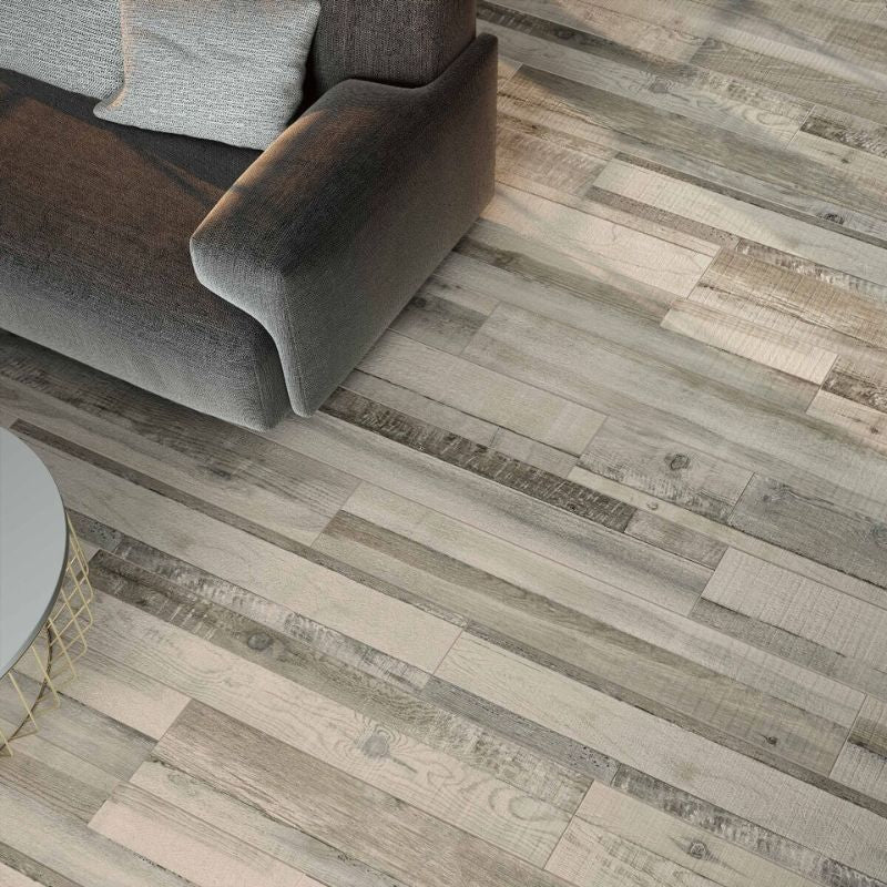 Darwin Grey Matt Porcelain Wall & Floor Tiles - 200mm x 1140mm