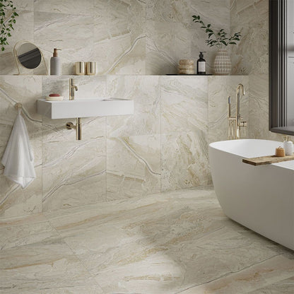 Earthsong Natural Matt Porcelain Wall & Floor Tiles - 600mm x 600mm