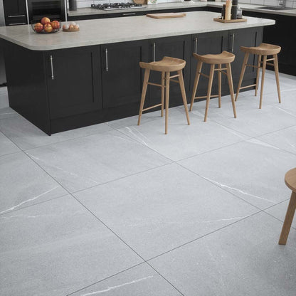 Eastford Grey Matt Porcelain Wall & Floor Tiles - 995mm x 995mm