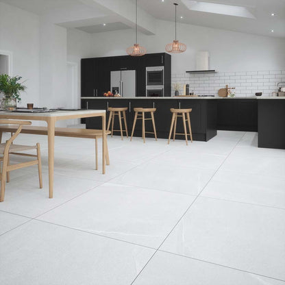 Eastford Pearl Matt Porcelain Wall & Floor Tiles - 995mm x 995mm