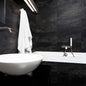 Fernanda Black Matt Porcelain Wall & Floor Tiles - 308mm x 615mm