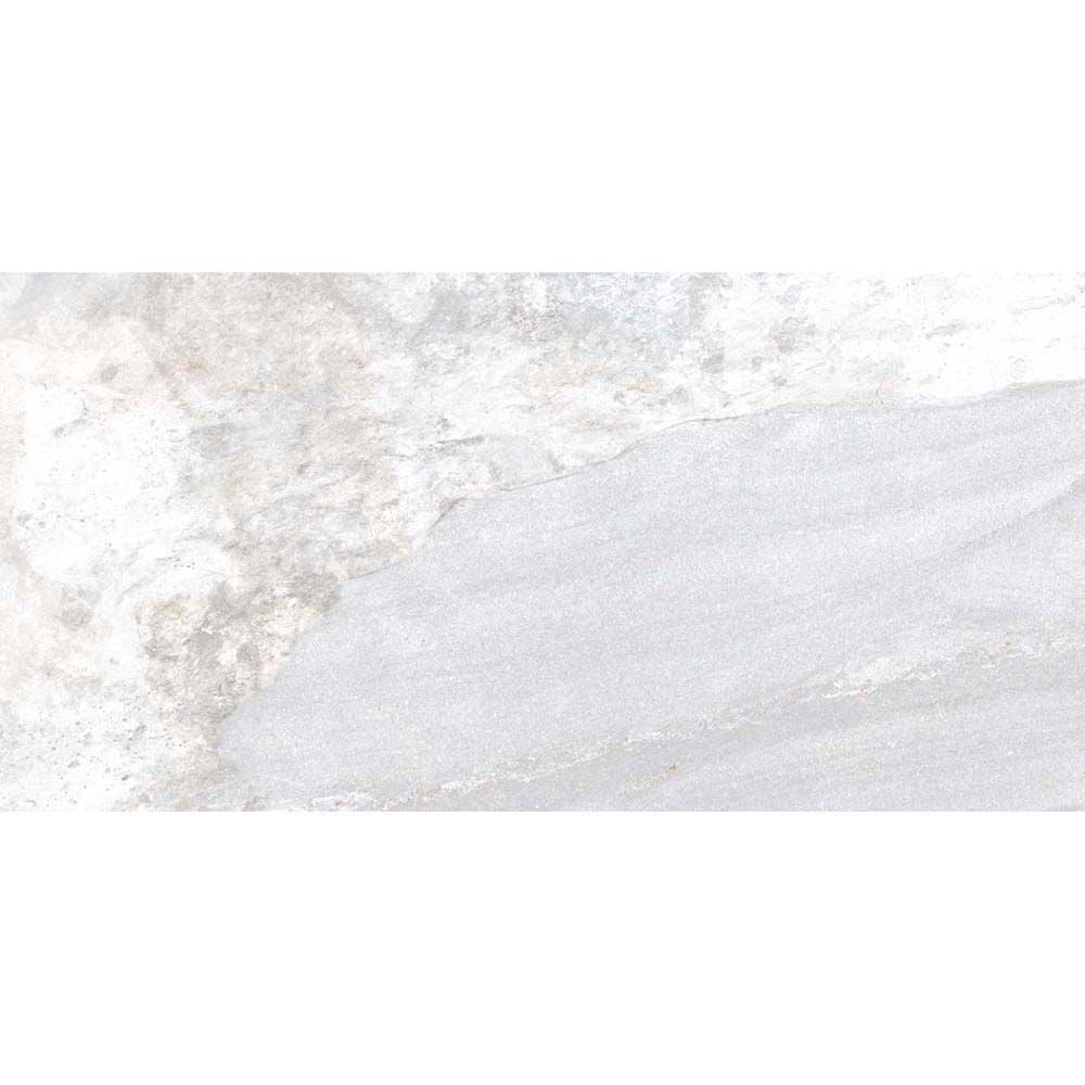 Fernanda White Matt Porcelain Wall & Floor Tiles - 308mm x 615mm