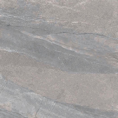 Frontera Silver Semi-Polished Lappato Porcelain Wall & Floor Tiles - 900mm x 900mm