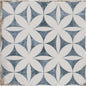 Garcia Geo Blue Matt Porcelain Wall & Floor Tiles - 200mm x 200mm