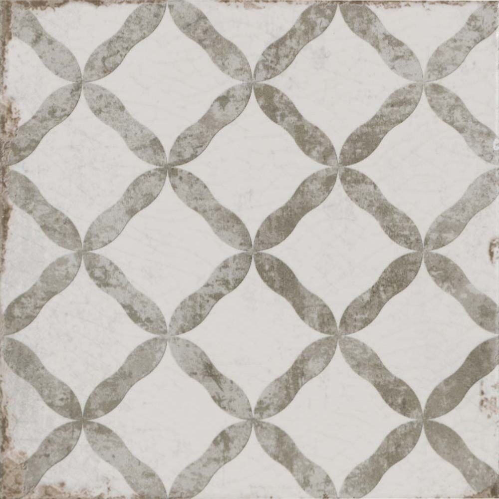 Garcia Trellis Grey Matt Porcelain Wall & Floor Tiles - 200mm x 200mm