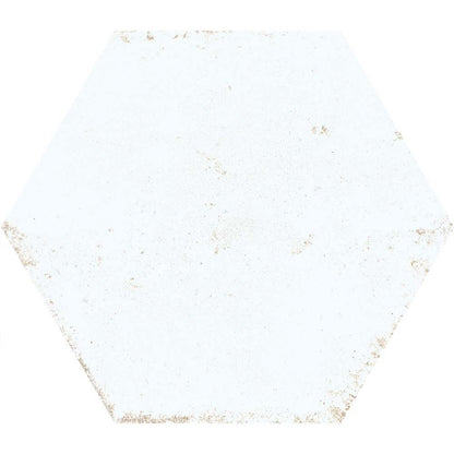 Hope White Hexagon Gloss Ceramic Wall Tiles - 150mm x 173mm