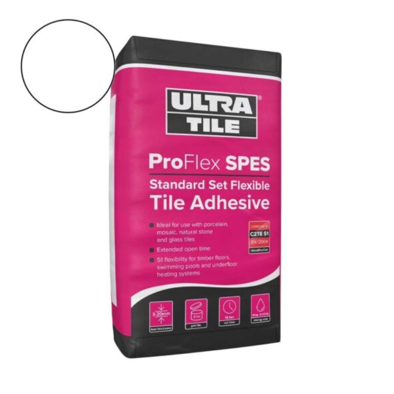 Instarmac Ultra ProFlex SPES Tile Adhesive 20kg - White