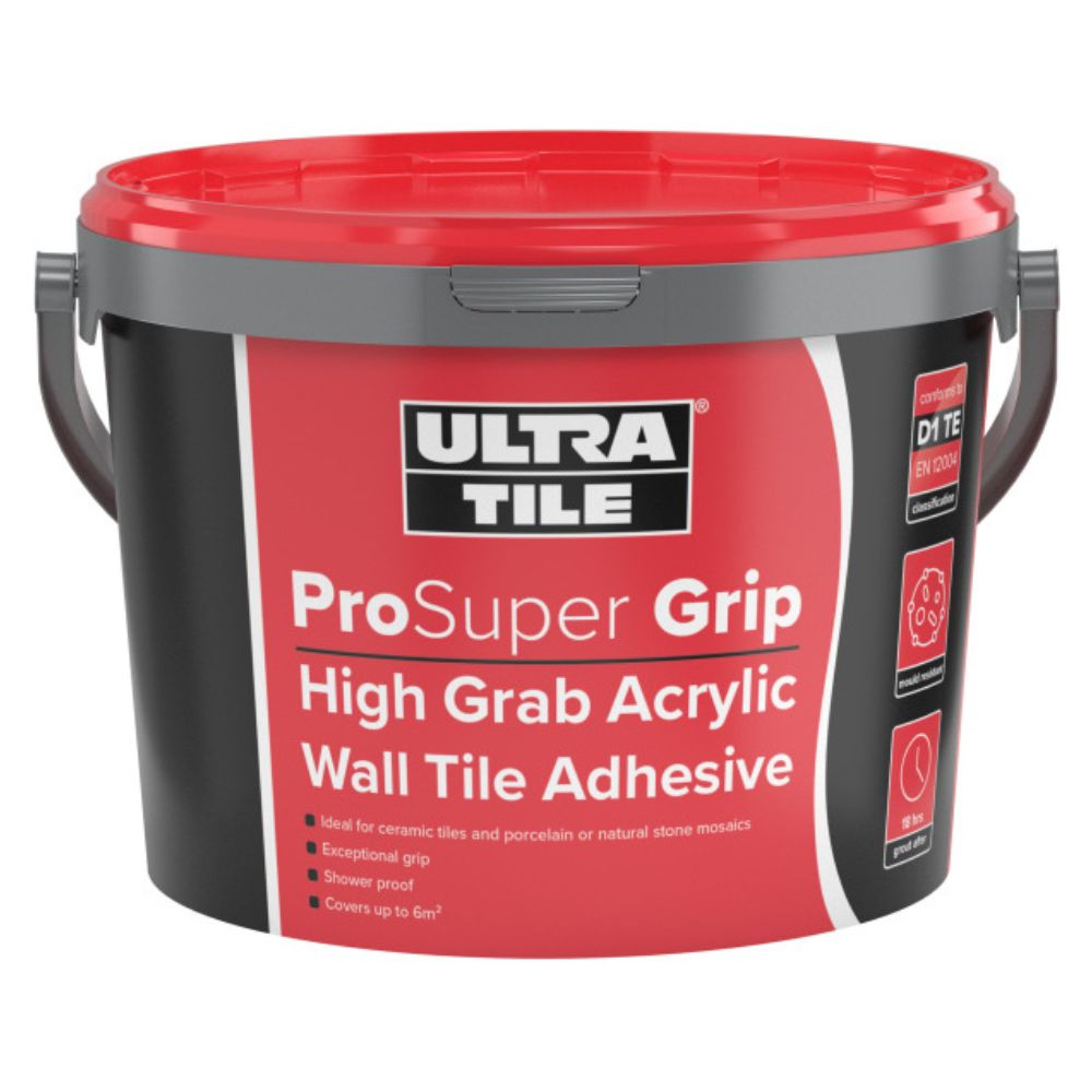 Instarmac Ultra ProSuper Grip High Grab Acrylic Wall Tile Adhesive 15kg