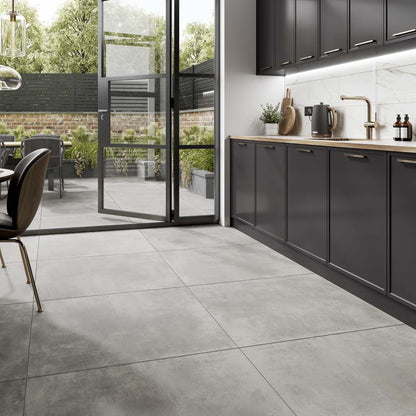 Loft Ash Matt Porcelain Wall & Floor Tiles - 800mm x 800mm