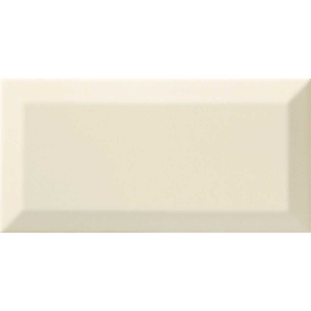 Metro Bone Gloss Ceramic Wall Tiles - 100mm x 200mm