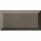 Metro Dark Grey Gloss Ceramic Wall Tiles - 100mm x 200mm