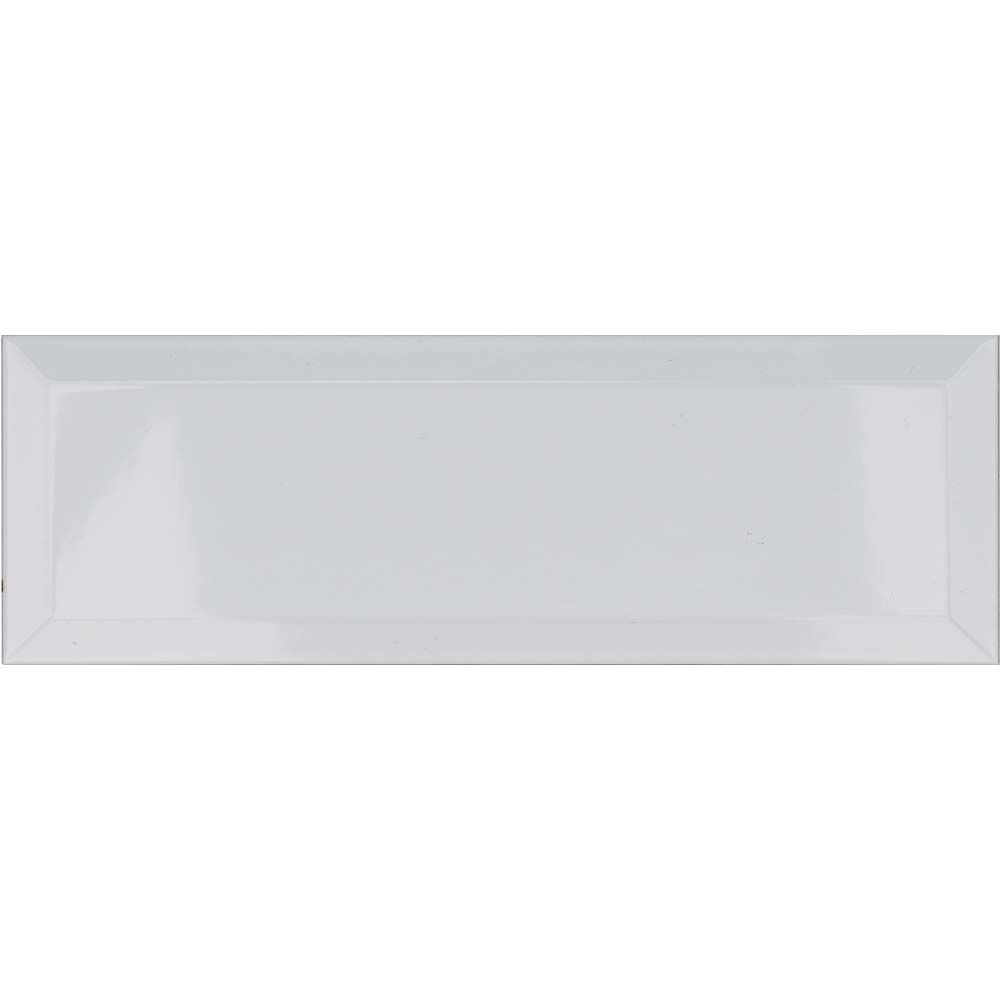 Metro White Gloss Ceramic Wall Tiles - 100mm x 300mm