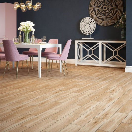 Sherwood Oak Glazed Matt Porcelain Wall & Floor Tiles - 150mm x 600mm